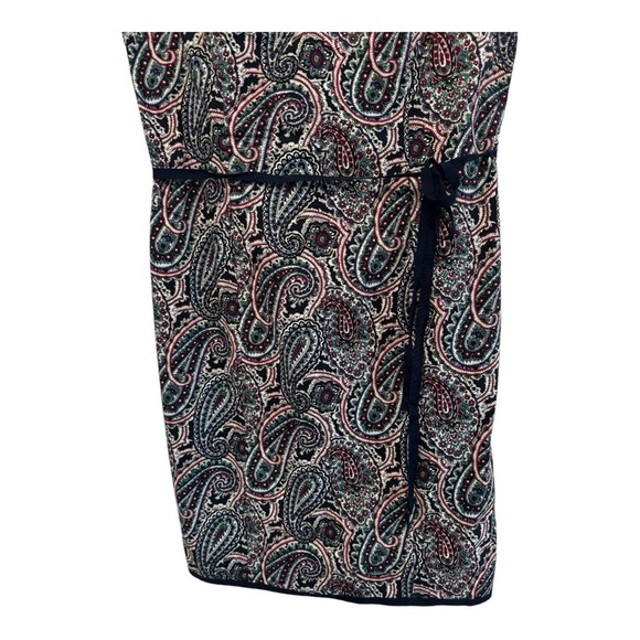Talbots Paisley Belted Sheath Dress Size 14 – Classic, Flattering, New - Picture 3 of 6